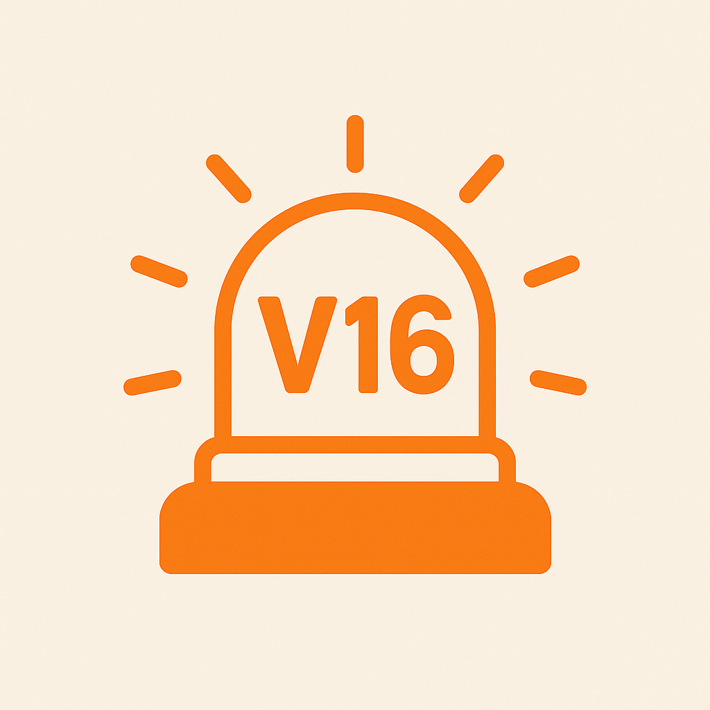 baliza v16 conectada
